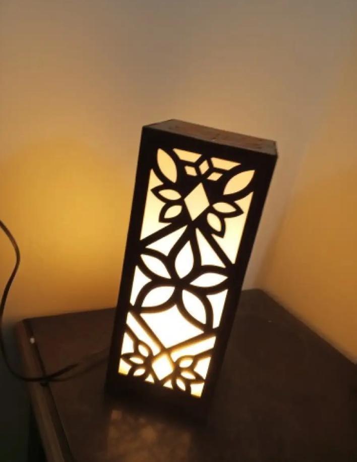 New Design Wooden Lamp With Laser Cutting