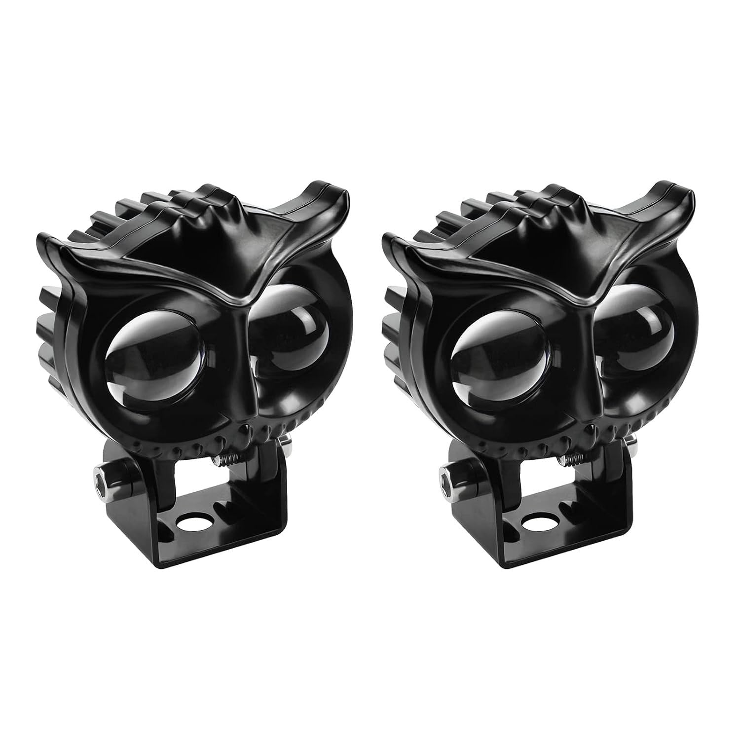 Owl-Shaped LED Bike Lights – Durable Metal Body, Front & Rear Safety Lights for Night Riding